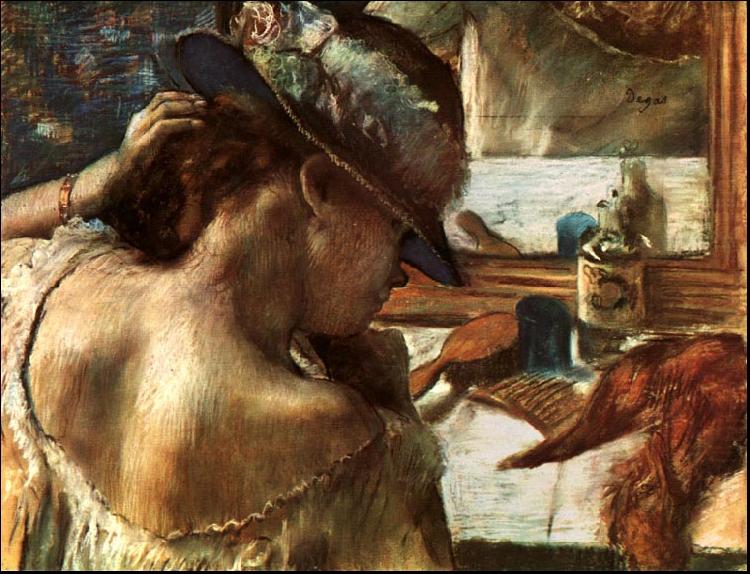 Before the Mirror, Edgar Degas